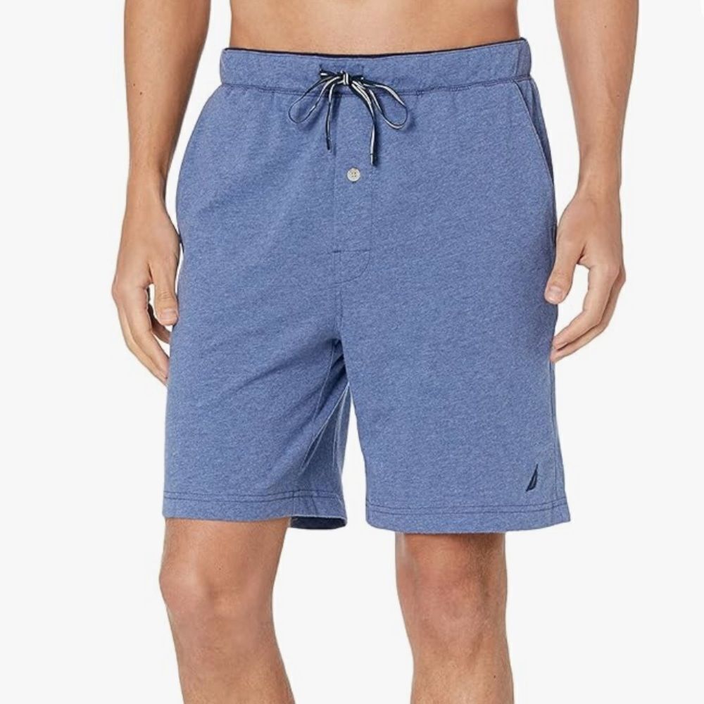Nautica Men's Soft Knit Elastic Waistband Sleep Lounge Short S‎ NWT